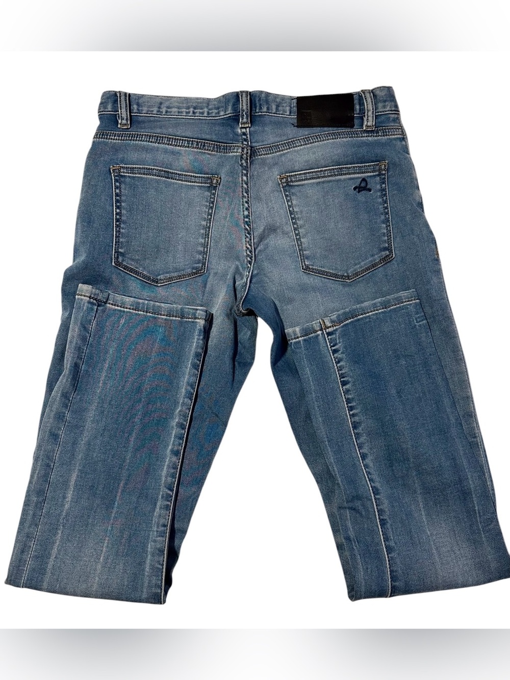 DL1961 Boy's Brady Slim Fit Straight Leg Knit Denim in Gondola Size 14‎